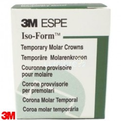 3M Iso-Form Temporary Bicuspid Replacement Molar Crowns-Lower, 5/Pack