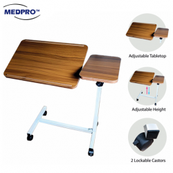 Medpro New Multi-Functional Overbed Table