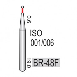 Diamond Burs, 5pcs/pack #BR-48F
