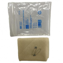 Disposable Non-Sterile Triangular Cotton Bandage, 90cmx90cmx127cm, Each x 22