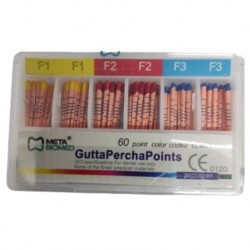 MetaBiomed Protaper Gutta Percha, 60 points/box