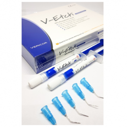Vericom V-etch Etchant with 35% Phosphoric Acid, 1.2ml x 4 syringes, Per Box