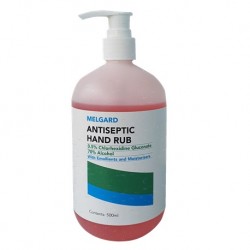 Melgard Antiseptic Hand Rub 0.5% Chlorhexidine Gluconate, 70% Ethyl Alcohol - 500ml
