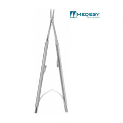 Medesy Needle Holder Barraquer mm160 Curved #1911