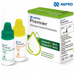 Nipro Premier Glucose Control Solution Set (H&L) Per Set