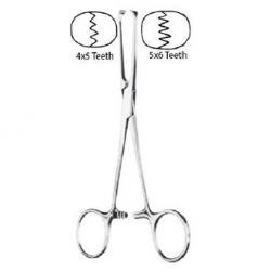 German Baby Allis Bowel & Tissue Grasping Forcep, 4x5 Prong, Per Unit