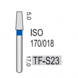 Perfect Diamond Burs, 5pcs/pack #TF-S23