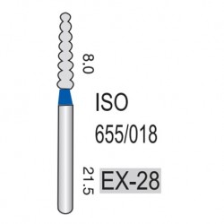 Diamond Burs, 5pcs/pack #EX-28