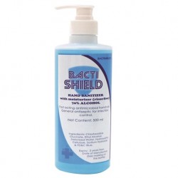 Bactishield Handrub Sanitizer with 70% Alcohol, 0.5% Chlorhexidine, 500ml