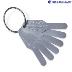 Ortho Technology Galaxy Interproximal Reduction 6pc Gauge Set (.10mm-.50mm) #IPR-GAUGE