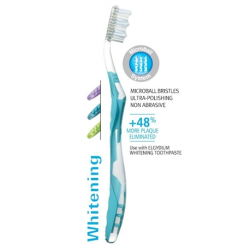 Elgydium Microball Whitening Toothbrush Soft  ( X8 Packs )