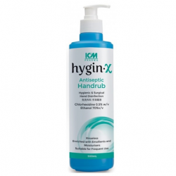 Hygin-X Antiseptic Hand Rub with Pump, 500ml