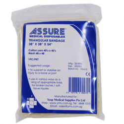 Assure Triangular Bandage 38x38x54 inches 1pcs/pkt