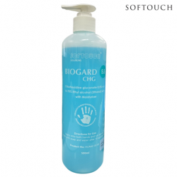 Softouch Biogard CHG Ph5.5 Steril Solutions Hand Rub, 500ml, Per Bottle