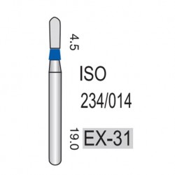 Diamond Burs, 5pcs/pack #EX-31