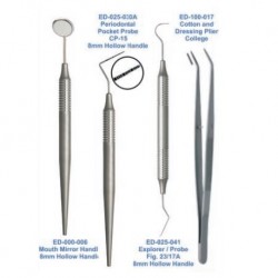 Elite Diagnostics Instruments with Tray, 5pcs/set