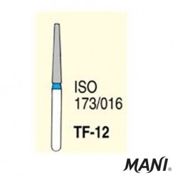 MANI Diamond Bur Tapered Fissure TF-12 (5pcs/pack) 
