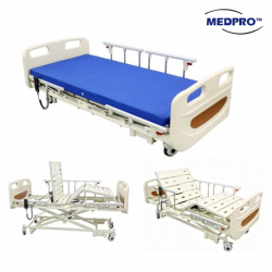 Medpro Electric 3 Functions Low Bed with 4 Side Rails & Backup Battery Pack