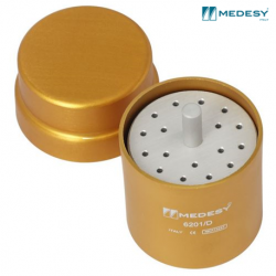 Medesy Endodontic Aluminium Box, Golden, Per Unit #6201/D