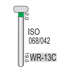Diamond Burs, 5pcs/pack #WR-13C