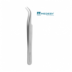 Medesy Tweezer Fine Tips mm115 Curved #1038