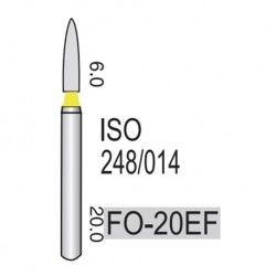 Diamond Burs, 5pcs/pack #FO-20EF