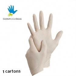 [Group Buy] Comfort Latex Examination Gloves Powder-Free (100pcs/box, 10boxes/Carton)
