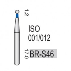 Diamond Burs, 5pcs/pack #BR-S46