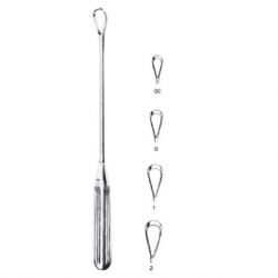 German Uterine Curettes Sims, 28cm, Per Unit