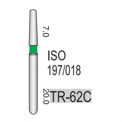 Diamond Burs, 5pcs/pack #TR-62C