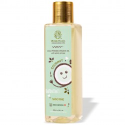 Wood-Pressed Organic Coconut Oil with Plant Actives 200ml