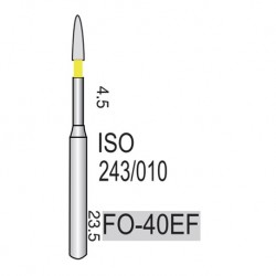 Diamond Burs, 5pcs/pack #FO-40EF