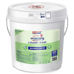 Germisept Sanitizing Anti-Bacterial Alcohol Wipes, 800wipes/ Bucket