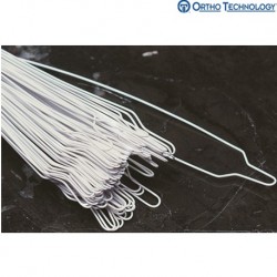 Tooth Tone Coated Preformed Ligature Ties, 100/Pack