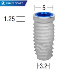 Zimmer Biomet 3i T3 Platform Switched Tapered Implant 5/4mm