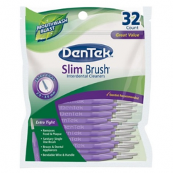 DenTek Slim Interdental Cleaners Brushes (32pcs/pack, 36packs/Box) x 5 cartons