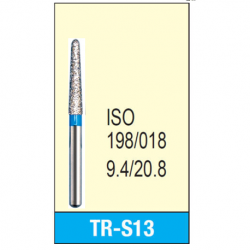 Mani Diamond Bur TR-S13, Short Shank 5pcs/pack