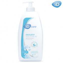 ID Care Emollient Body & Hair Gel for Sensitive Skin, 500ml