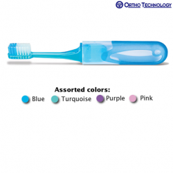 Ortho Technology Premium Ortho V-Trim Travel TB 34 Tufts 72 Per Case #ORT44003