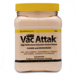 Premier Vac Attak 800g of Jar with a scoop dispenser