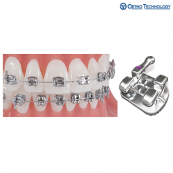 Ortho Technology Pinnacle Stainless Steel Brackets MBT .022-(10 Brackets/ Pack)