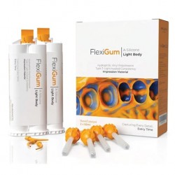 FlexiGum A-Silicone Light Body Impression Material, Per Pack 2 X 50mL
