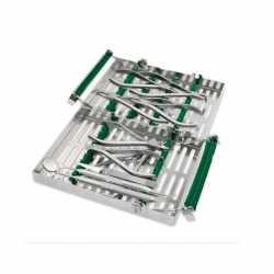 Standard Orthodontic Instruments Kit (10 Instruments + Cassette) 