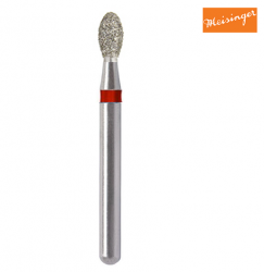 Meisinger Football Diamond Bur Fine High Speed, 5pc/pack