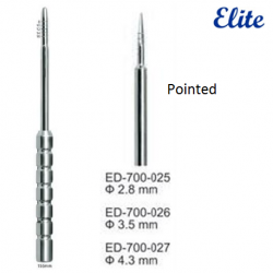 Elite Osteotome Pointed, Straight, Per Unit