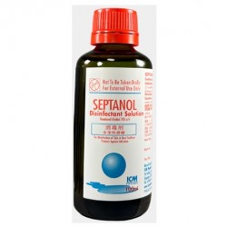 Septanol Disinfectant Solution, Denatured Alcohol, 100mL/Bottle