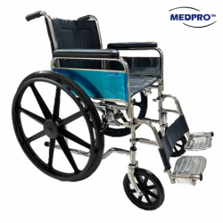 Medpro Chrome Detachable Wheelchair, Per Unit