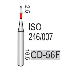 Diamond Burs, 5pcs/pack #CD-56F