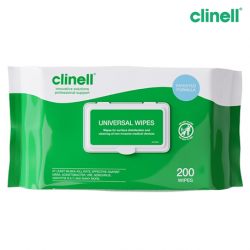 Clinell Gamma Universal Non-Alcohol Disinfecting Wipes, 200pcs/pack