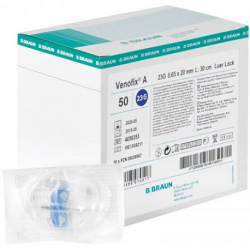 B. Braun Venofix A Winged IV needle, 23G, 30cm Luer Lock (50pcs/Box)